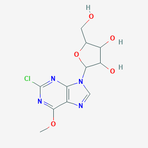 2-(2-Chloro-6-methoxypurin-9-yl)-5-(hydroxymethyl)oxolane-3,4-diol