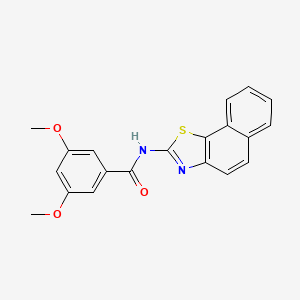 (Z)-3,5-dimethoxy-N-(naphtho[2,1-d]thiazol-2(3H)-ylidene)benzamide