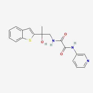 N1-(2-(benzo[b]thiophen-2-yl)-2-hydroxypropyl)-N2-(pyridin-3-yl)oxalamide