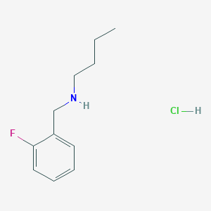 Butyl[(2-fluorophenyl)methyl]amine hydrochloride