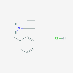 1-(2-Methylphenyl)cyclobutan-1-amine hydrochloride