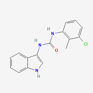 1-(3-chloro-2-methylphenyl)-3-(1H-indol-3-yl)urea
