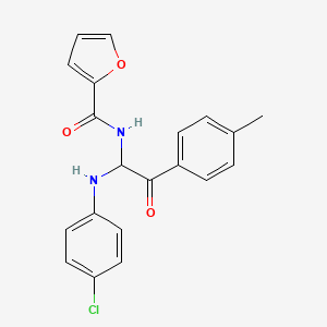 N-[1-[(4-Chlorophenyl)amino]-2-(4-methylphenyl)-2-2-furancarboxamide