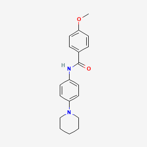 4-methoxy-N-(4-(piperidin-1-yl)phenyl)benzamide