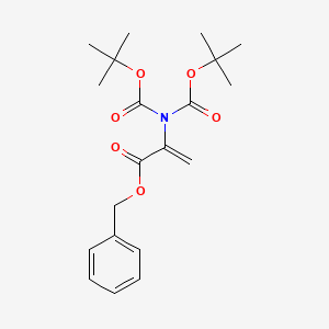 Benzyl 2-{bis[(tert-butoxy)carbonyl]amino}prop-2-enoate