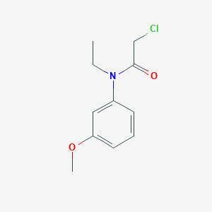 2-chloro-N-ethyl-N-(3-methoxyphenyl)acetamide
