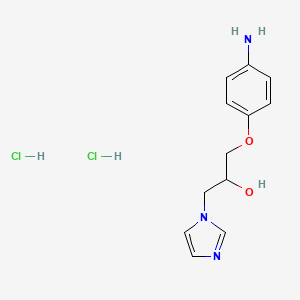 1-(4-Aminophenoxy)-3-(1H-imidazol-1-yl)-2-propanol dihydrochloride