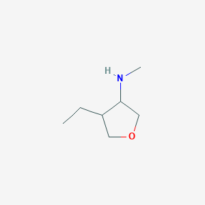 molecular formula C7H15NO B2938794 4-Ethyl-N-methyloxolan-3-amine CAS No. 2029329-94-8