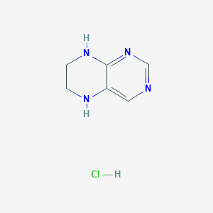 molecular formula C6H9ClN4 B2938802 5,6,7,8-Tetrahydropteridine hydrochloride CAS No. 116955-21-6