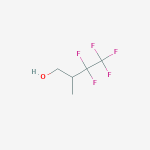 molecular formula C5H7F5O B2938804 3,3,4,4,4-Pentafluoro-2-methylbutan-1-ol CAS No. 1783762-69-5