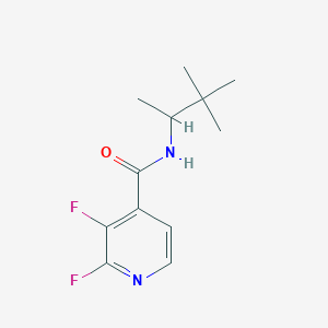 molecular formula C12H16F2N2O B2938816 N-(3,3-dimethylbutan-2-yl)-2,3-difluoropyridine-4-carboxamide CAS No. 1795343-64-4