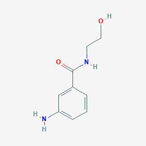 molecular formula C9H12N2O2 B2938921 3-amino-N-(2-hydroxyethyl)benzamide CAS No. 103956-05-4