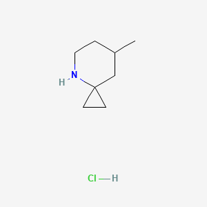 molecular formula C8H16ClN B2938991 7-Methyl-4-azaspiro[2.5]octane;hydrochloride CAS No. 2361644-96-2