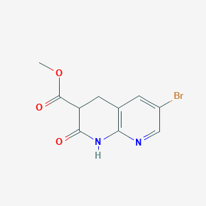 Methyl 6-bromo-2-oxo-1,2,3,4-tetrahydro-1,8-naphthyridine-3-carboxylate