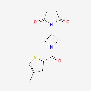 1-(1-(4-Methylthiophene-2-carbonyl)azetidin-3-yl)pyrrolidine-2,5-dione