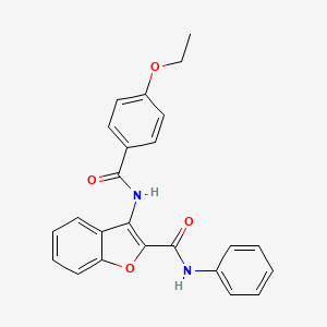 3-(4-ethoxybenzamido)-N-phenylbenzofuran-2-carboxamide