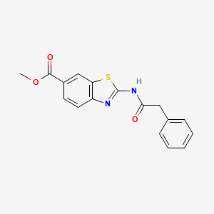 Methyl 2-(2-phenylacetamido)benzo[d]thiazole-6-carboxylate