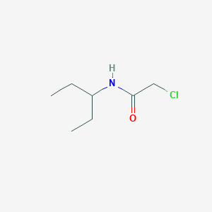 molecular formula C7H14ClNO B2939037 2-chloro-N-(pentan-3-yl)acetamide CAS No. 726154-35-4