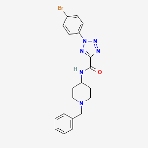 N-(1-benzylpiperidin-4-yl)-2-(4-bromophenyl)-2H-tetrazole-5-carboxamide