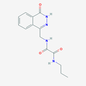 molecular formula C14H16N4O3 B2939050 N'-[(4-oxo-3,4-dihydrophthalazin-1-yl)methyl]-N-propylethanediamide CAS No. 923688-86-2