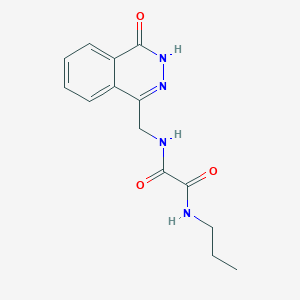 N-[(4-oxo-3,4-dihydrophthalazin-1-yl)methyl]-N'-propylethanediamide