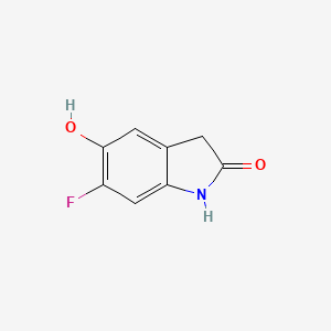B2939065 6-Fluoro-5-hydroxy-1,3-dihydroindol-2-one CAS No. 1894899-64-9