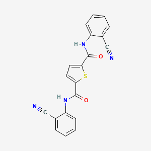 N2,N5-bis(2-cyanophenyl)thiophene-2,5-dicarboxamide