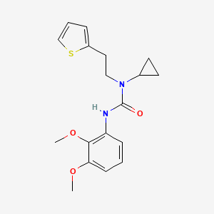 1-Cyclopropyl-3-(2,3-dimethoxyphenyl)-1-(2-(thiophen-2-yl)ethyl)urea