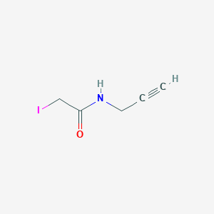 molecular formula C5H6INO B2939116 2-iodo-N-(prop-2-yn-1-yl)acetamide CAS No. 1010386-64-7