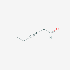 molecular formula C6H8O B2939132 3-Hexynal CAS No. 89533-67-5