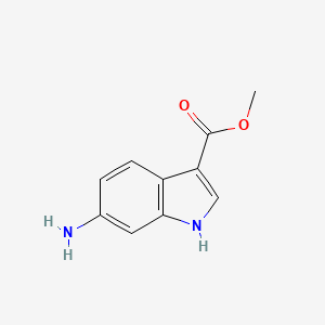 molecular formula C10H10N2O2 B2939135 methyl 6-amino-1H-indole-3-carboxylate CAS No. 1249763-34-5