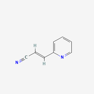 3-(Pyridin-2-yl)prop-2-enenitrile