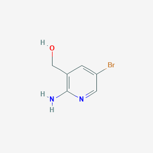 molecular formula C6H7BrN2O B029392 2-Amino-5-bromo-3-(hydroxymethyl)pyridine CAS No. 335031-01-1
