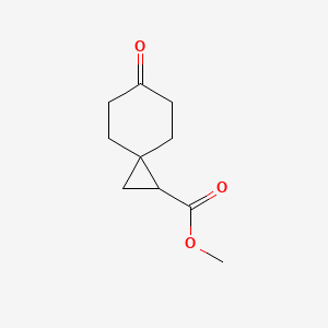 molecular formula C10H14O3 B2939205 methyl 6-oxospiro[2.5]octane-2-carboxylate CAS No. 1590372-46-5
