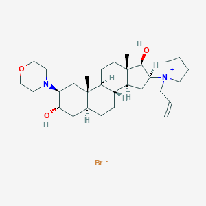 molecular formula C₃₀H₅₁BrN₂O₃ B029393 17-Desacetyl Rocuronium CAS No. 119302-86-2