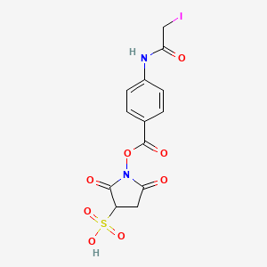 molecular formula C13H11IN2O8S B2939358 Sulfo-SIAB CAS No. 106145-13-5