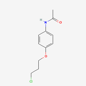 molecular formula C11H14ClNO2 B2939662 N-[4-(3-chloropropoxy)phenyl]acetamide CAS No. 104800-03-5