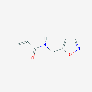 molecular formula C7H8N2O2 B2939769 N-(1,2-Oxazol-5-ylmethyl)prop-2-enamide CAS No. 1702753-74-9