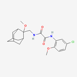 molecular formula C21H27ClN2O4 B2939781 N'-(5-chloro-2-methoxyphenyl)-N-[(2-methoxyadamantan-2-yl)methyl]ethanediamide CAS No. 1797356-66-1