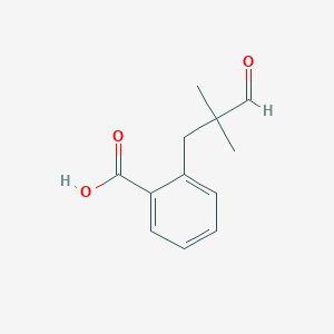 B2939843 2-(2,2-Dimethyl-3-oxopropyl)benzoic acid CAS No. 2248278-96-6
