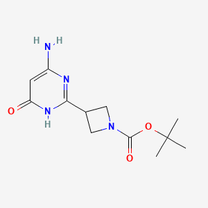 B2939950 tert-Butyl 3-(4-amino-6-hydroxypyrimidin-2-yl)azetidine-1-carboxylate CAS No. 2219380-15-9