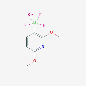 molecular formula C7H8BF3KNO2 B2940013 Potassium 2,6-dimethoxy-3-pyridinetrifluoroborate CAS No. 1374247-42-3