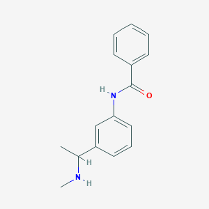 molecular formula C16H18N2O B2940027 N-{3-[1-(methylamino)ethyl]phenyl}benzamide CAS No. 923783-95-3