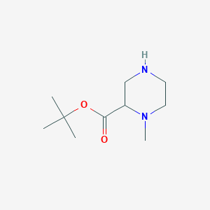molecular formula C10H20N2O2 B2940043 Tert-butyl 1-methylpiperazine-2-carboxylate CAS No. 2139081-00-6