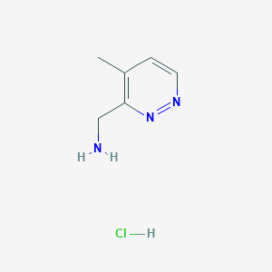 1-(4-Methylpyridazin-3-yl)methanamine hydrochloride