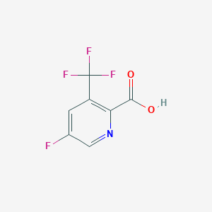molecular formula C7H3F4NO2 B2940313 5-Fluoro-3-(trifluoromethyl)picolinic acid CAS No. 1211584-31-4