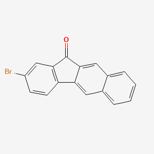 molecular formula C17H9BrO B2940366 2-Bromo-11H-benzo[b]fluoren-11-one CAS No. 1923756-29-9