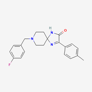 8-(4-Fluorobenzyl)-3-(p-tolyl)-1,4,8-triazaspiro[4.5]dec-3-en-2-one
