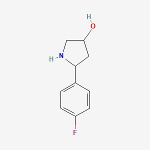 5-(4-Fluorophenyl)pyrrolidin-3-ol