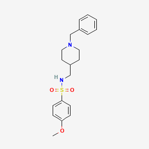 N-((1-benzylpiperidin-4-yl)methyl)-4-methoxybenzenesulfonamide